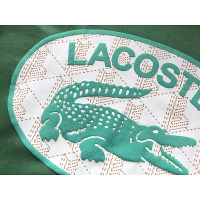 Худи Lacoste Wide Front Pocket And Big Embroidered Logo "Green" фото № 8