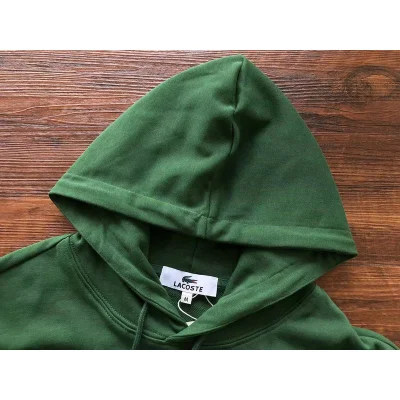 Худи Lacoste Wide Front Pocket And Big Embroidered Logo "Green" фото № 7