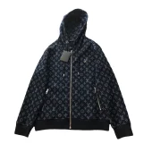 Худи Louis Vuitton With Small Multicolored Logo ZIP "Black/Gray"