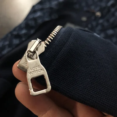 Худи Louis Vuitton With Small Multicolored Logo ZIP "Black/Gray" фото № 7