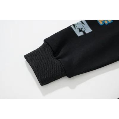 Худи Off White With Colored Stickers "Black" фото № 5