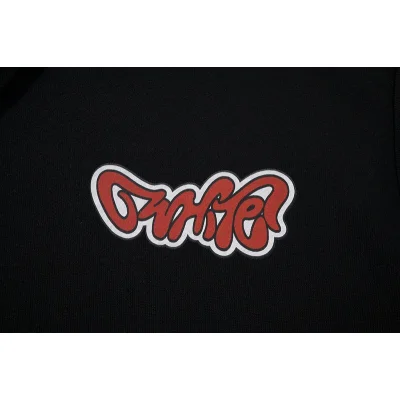 Худи Off White With Colored Stickers "Black" фото № 8