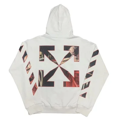 Худи OFF-White Writer At The Table "White" фото № 2