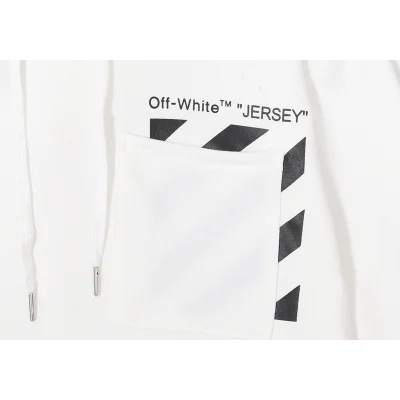 Худи Off White Jersey "White" фото № 6