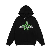 Худи Palm Angels Logo And Star Print "Black/Green"