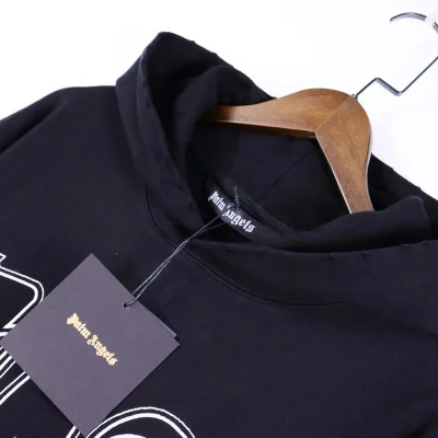 Худи Palm Angels Text Logo And Monogram "Black" фото № 7 Худи Palm Angels Text Logo And Monogram "Black" фото № 7