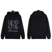 Худи Palm Angels Text Logo And Monogram "Black"
