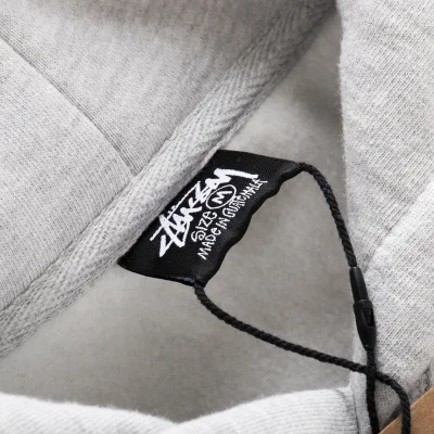 Худи Stussy With Brand Logo "Gray" фото № 7 Худи Stussy With Brand Logo "Gray" фото № 7
