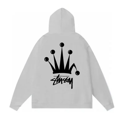Худи Stussy Crown "Gray" фото № 2