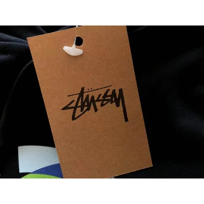 Худи Stussy Circle From Multicolor Details And Big Front Pocket "Black" фото № 4
