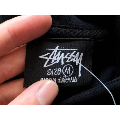 Худи Stussy Circle From Multicolor Details And Big Front Pocket "Black" фото № 5