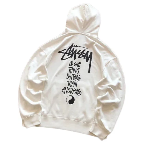 Худи Stussy Inscription Is One Thing Better Than Another "White"