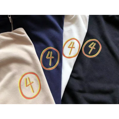 Худи Stussy Colorful Skull With Flowers "Blue" фото № 3