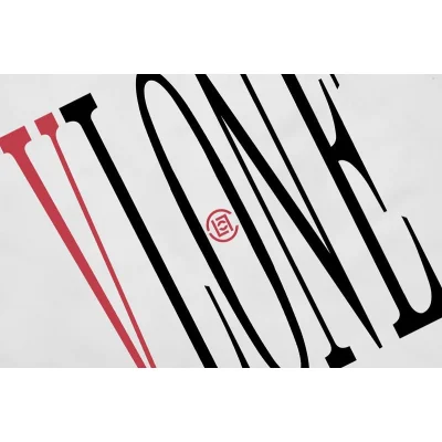 Худи Vlone Text With Red Letter V "White" фото № 3