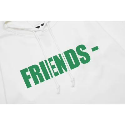 Худи Vlone Green Text Friends "White" фото № 3