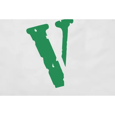 Худи Vlone Green Text Friends "White" фото № 5