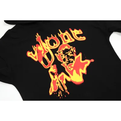 Худи Vlone Devil on Fire "Black" фото № 5