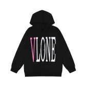 Худи Vlone Simple Pink-V-Lone "Black"
