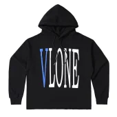 Худи Vlone Big Blue V "Black"