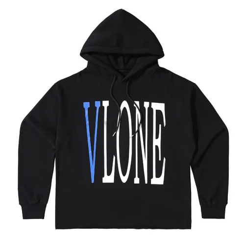Худи Vlone Big Blue V "Black"