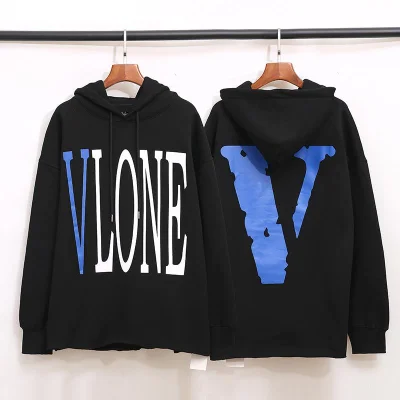 Худи Vlone Big Blue V "Black" фото № 8 Худи Vlone Big Blue V "Black" фото № 8