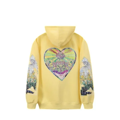 Худи Who Decides War Bright Print "Yellow" фото № 3