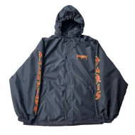 Ветровка Balenciaga With Brand Logo "Black/Gray"