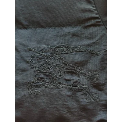 Куртка Burberry Frontside Bilaterial Dark Warrior On The Horse "Blue" фото № 4