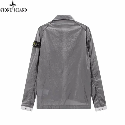 Олимпийка Stone Island Classic With Logo "Gray" фото № 2