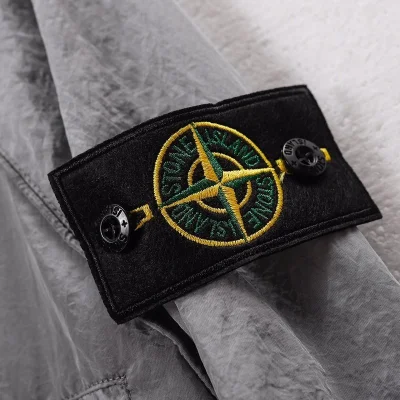 Олимпийка Stone Island Classic With Logo "Gray" фото № 6