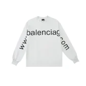 Лонгслив Balenciaga WWW.COM "White"