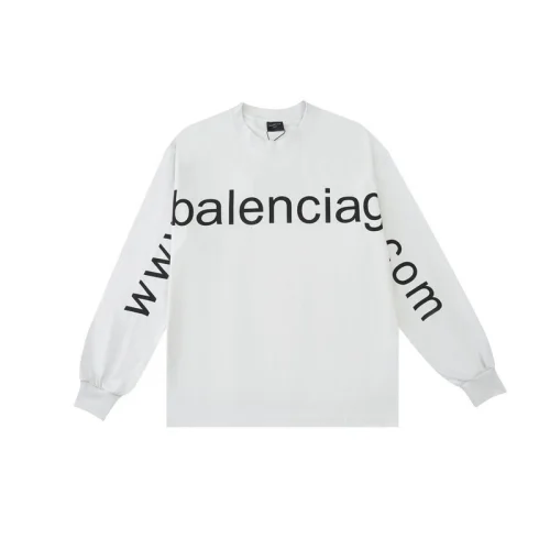 Лонгслив Balenciaga WWW.COM "White"