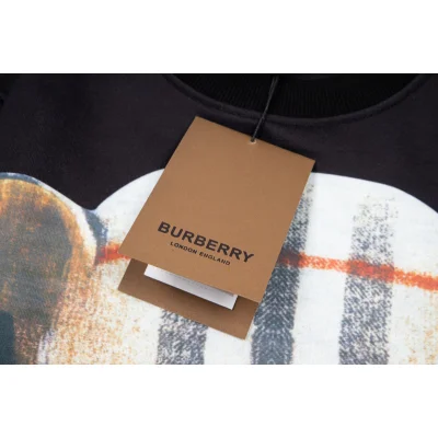 Лонгслив Burberry Large Print With A Bear "Black" фото № 5