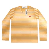 Лонгслив Comme des Garçons Red Logo Colors "Yellow"