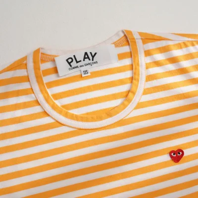Лонгслив Comme des Garçons Red Logo Colors "Yellow" фото № 3
