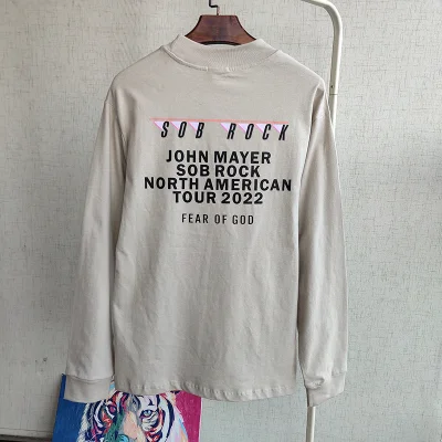 Лонгслив Fear Of God Text Sob Rock "White" фото № 3