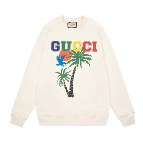 Лонгслив Gucci Heat And Palm Trees "White"