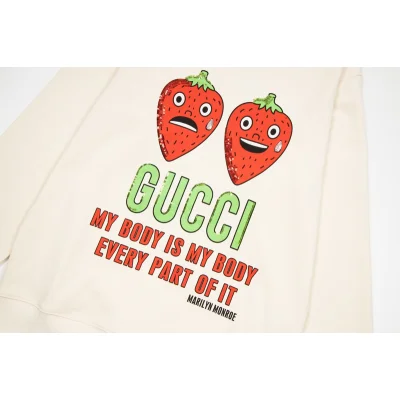 Лонгслив Gucci The Frightened Berry "White" фото № 2