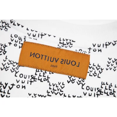 Лонгслив Louis Vuitton Made Of Letters "White" фото № 5