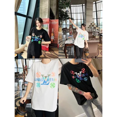 Футболка Louis Vuitton Color Logos "Black" фото № 2