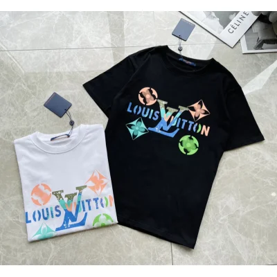 Футболка Louis Vuitton Color Logos "Black" фото № 5