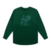 Лонгслив Palm Angels Team Wang "Green"