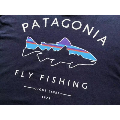 Лонгслив Patagonia Mountain View Inside Fish "Blue" фото № 4 Лонгслив Patagonia Mountain View Inside Fish "Blue" фото № 4