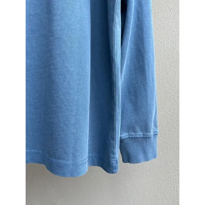 Лонгслив Stone Island With A Rectangular Stripe "Blue" фото № 6