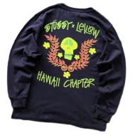 Лонгслив Stussy Inscription Hawaii Chapter