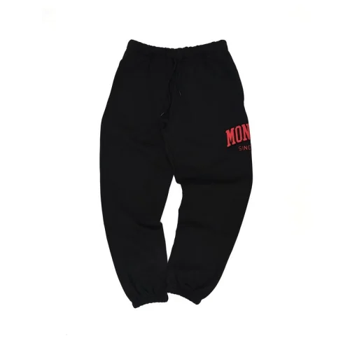 Штаны Moncler Print Brand Name Text "Black"