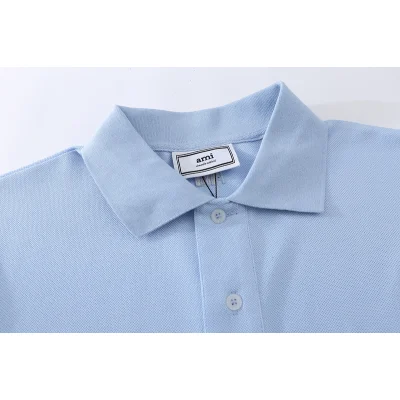 Поло Amiri Cute Logo "Blue" фото № 4