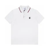 Поло Burberry With Red String On The Collar "White"