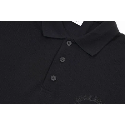 Поло Burberry With Embroidery "Black" фото № 3