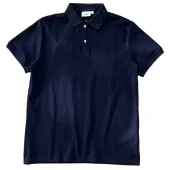 Поло Burberry With Black Logo "Blue/Black"